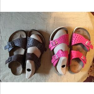 Birkenstock, Pink Arizona Sandles
